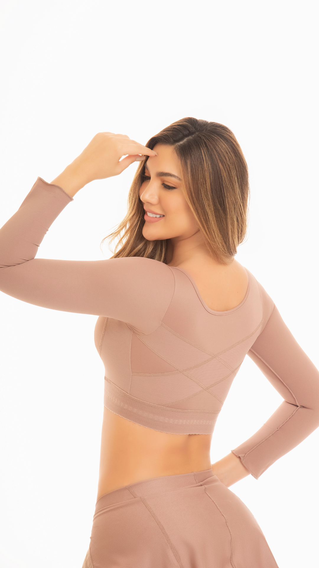 09377 - BRA WITH COMPRESSION SLEEVES